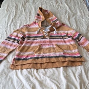 SO Multicolor Striped Hoodie